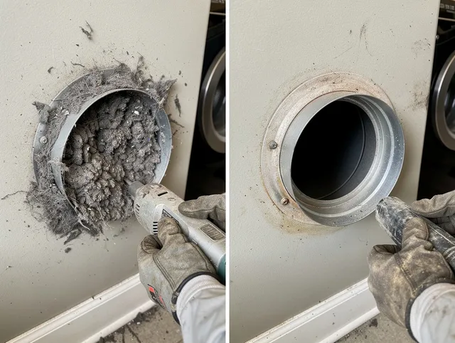 Professional clogged vent cleaning by Kent Dryer Vent Cleaning in Kent