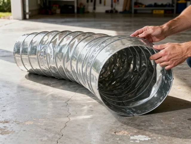 Kent Dryer Vent Cleaning specialist using advanced equipment for thorough duct cleaning in Kent